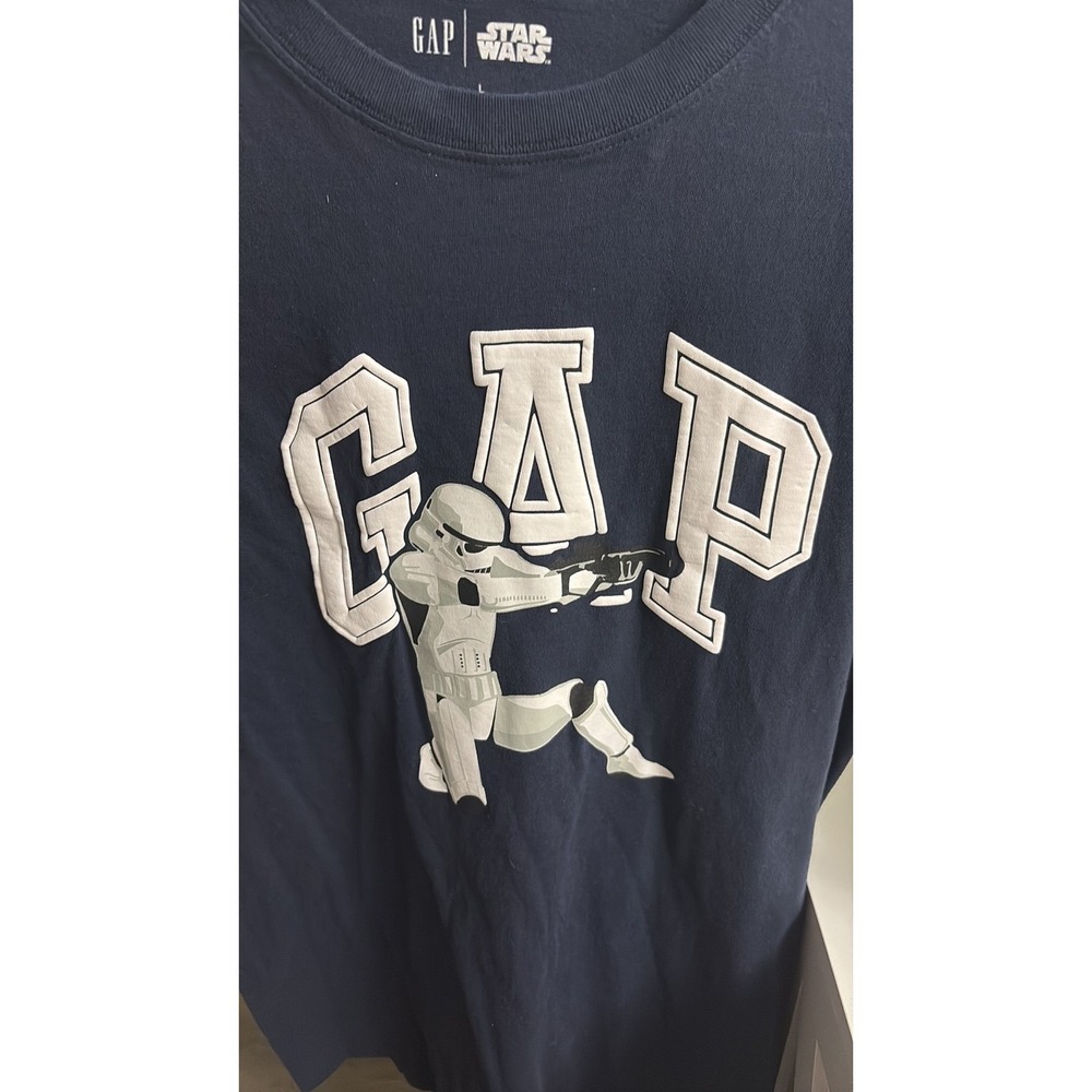 Gap x Star Wars Stormtrooper Graphic T-Shirt - Navy Blue